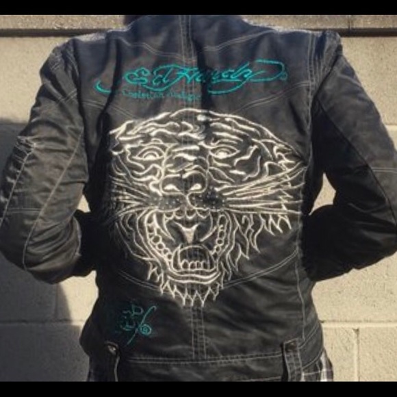 ed hardy tiger jacket